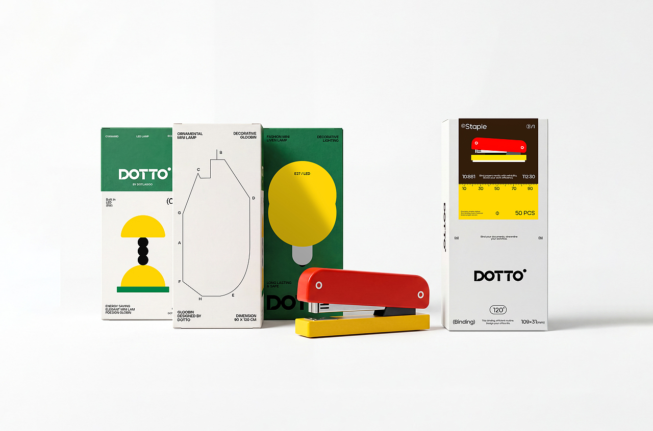 DOTTO文具品牌包装设计(图ZNDA4NjQ2MDgw) - 包装 - 站酷设计师青轶设计原创素材 - 站酷ZCOOL