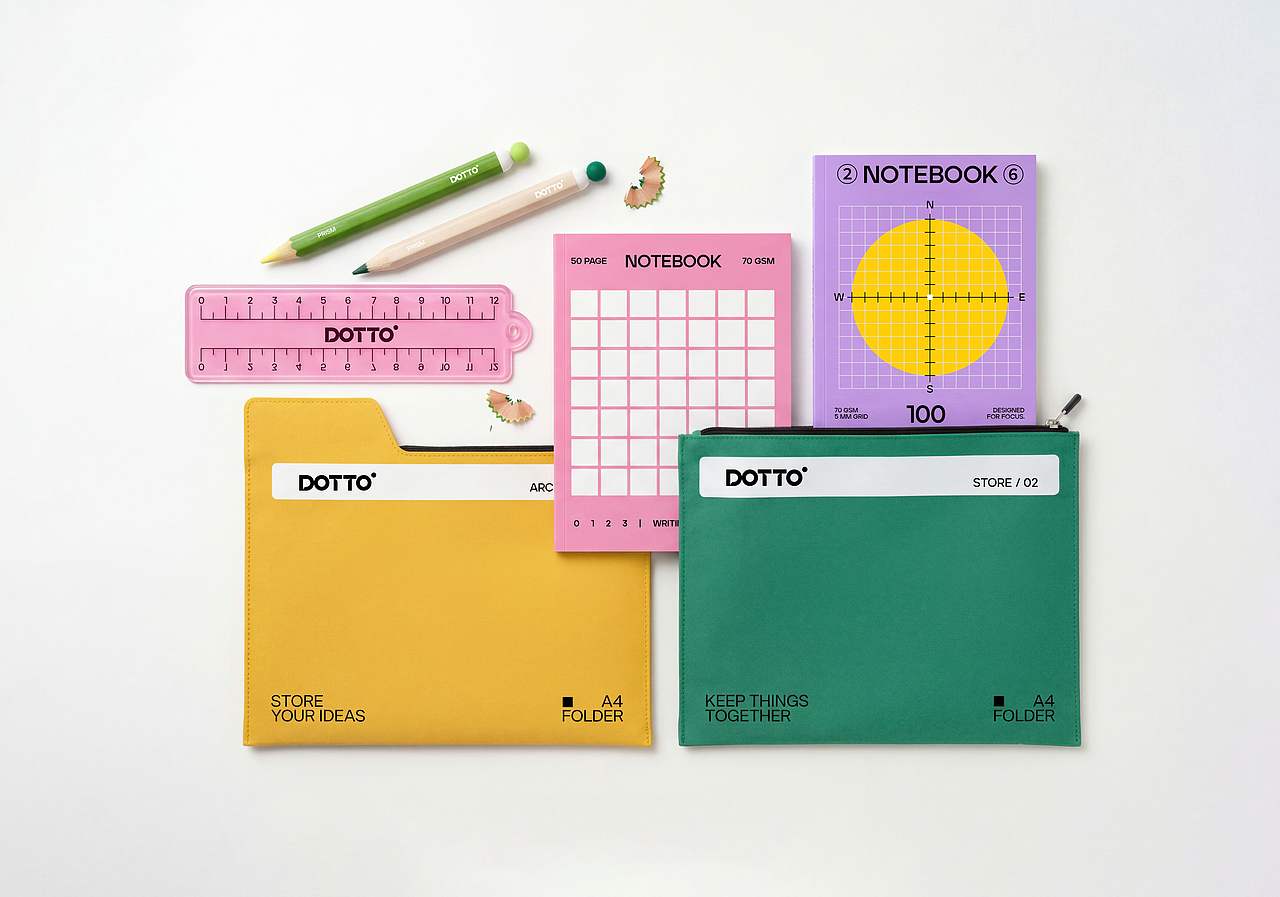 DOTTO文具品牌包装设计(图ZNDA4NjQ2MDg0) - 包装 - 站酷设计师青轶设计原创素材 - 站酷ZCOOL