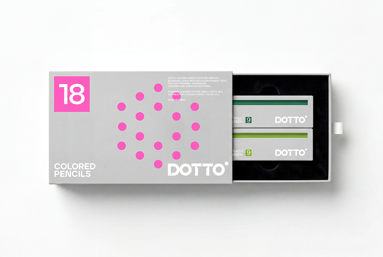 DOTTO文具品牌包装设计(图ZNDA4NjQ2MDY4) - 包装 - 站酷设计师青轶设计原创素材 - 站酷ZCOOL