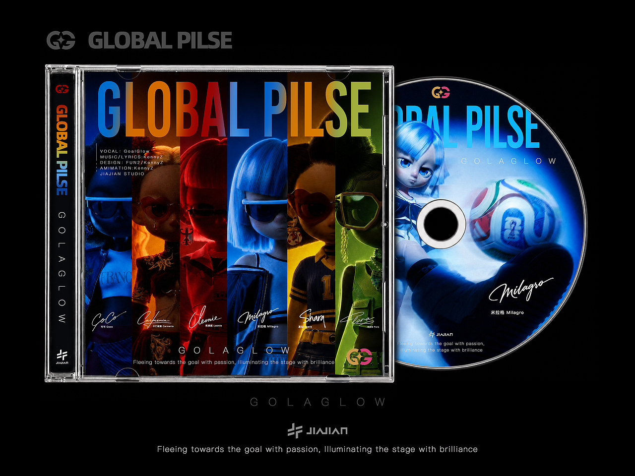 《Global Pulse》-虚拟女团GoalGlow-AIMV世界杯歌曲(图ZNDA4NjUyMTg0) - AI作品 - 站酷设计师JIAJIAN_STUDIO原创素材 - 站酷ZCOOL