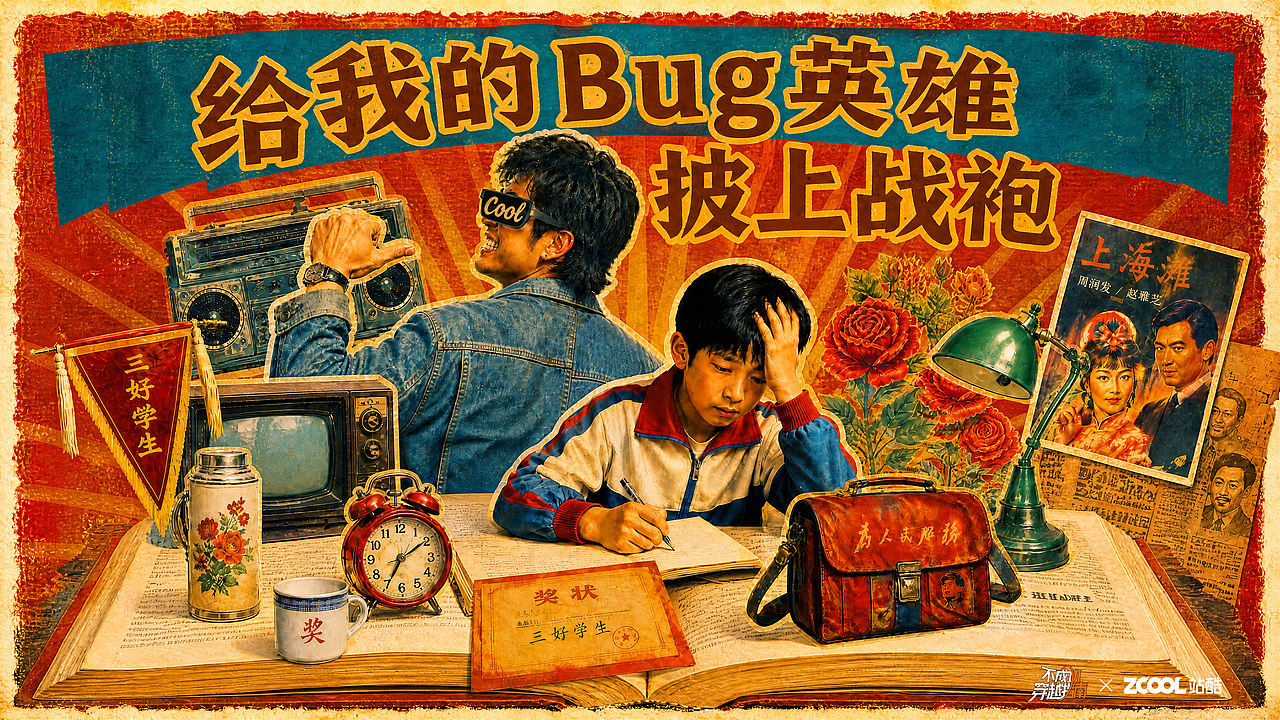 一页日记穿时光,平凡Bug自成袍(图ZNDA4NjY0NDg4) - AI作品 - 站酷设计师AI设计师33酱原创素材 - 站酷ZCOOL