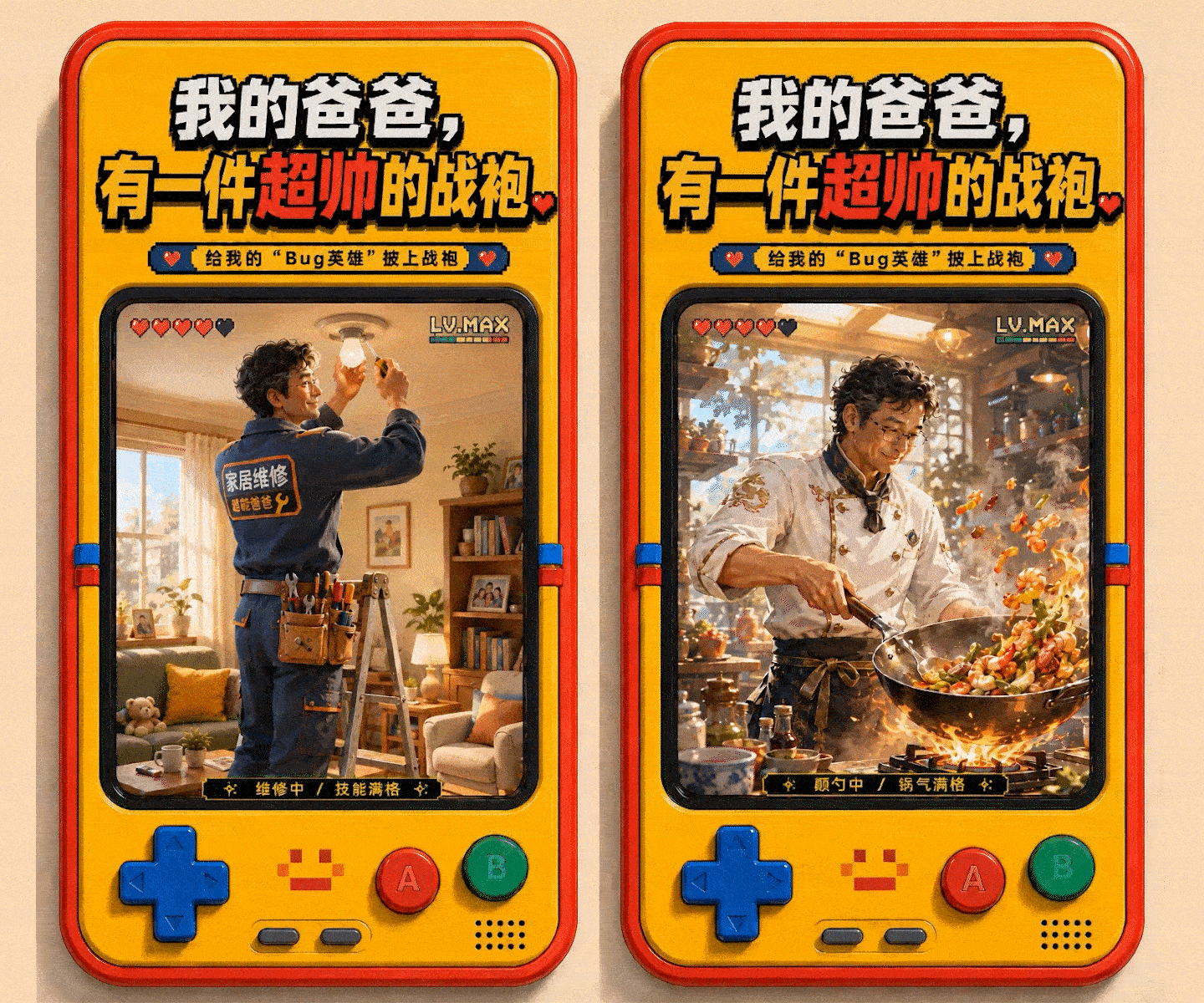 我的爸爸有件超帅的战袍(图ZNDA4NjY4ODk2) - AI作品 - 站酷设计师涟西原创素材 - 站酷ZCOOL