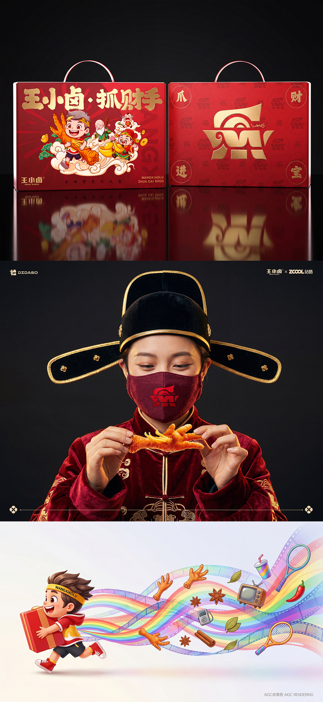 爪财进宝（图ZNDA4NjcwNjk2） - 包装 - 站酷设计师didaso原创素材 - 站酷ZCOOL