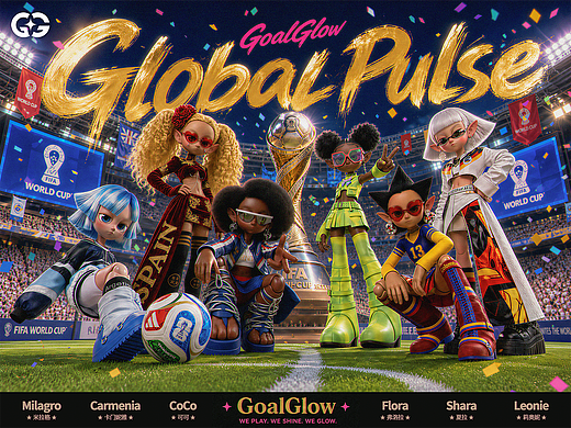 《Global Pulse》-虚拟女团GoalGlow-AIMV世界杯歌曲
