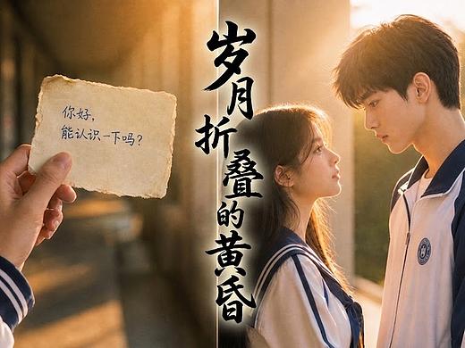 岁月折叠的黄昏