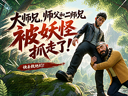 大师兄，师父和二师兄被妖怪抓走了