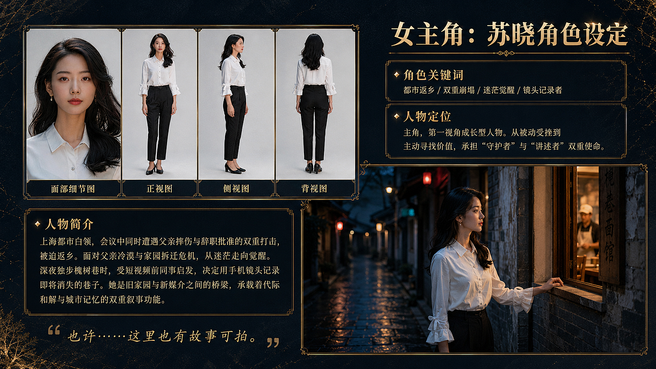 《槐树巷》真人漫剧整体展示方案（图ZNDA4NzIwNzYw） - 短片 - 站酷设计师星落纸间原创素材 - 站酷ZCOOL