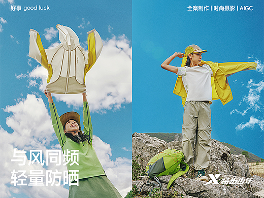 🍃与风同频 轻量防晒｜拍出一件被风吹起的防晒衣