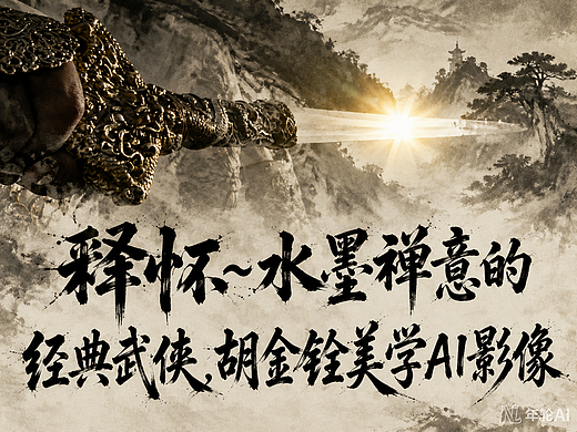 释怀~水墨禅意的经典武侠，胡金铨美学AI影像