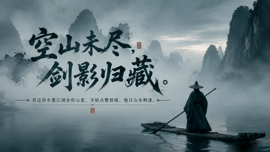 《空山归刃》2 分钟胡金铨国风武侠 AI 混剪短片创作（图ZNDA4NzUzNjM2） - AI作品 - 站酷设计师sinn_原创素材 - 站酷ZCOOL
