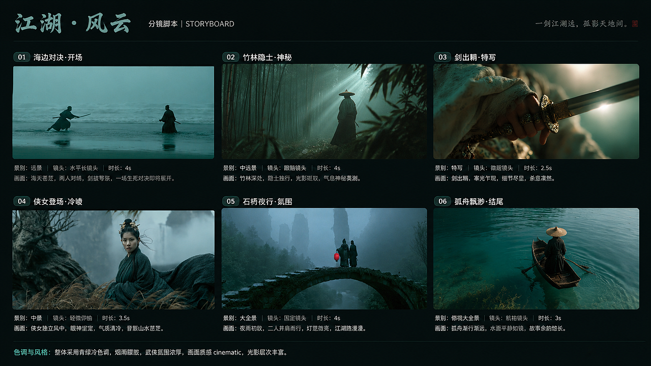 致敬胡金铨 | 短片创作全案记录（图ZNDA4NzU3MDY0） - AI作品 - 站酷设计师钰欣1原创素材 - 站酷ZCOOL