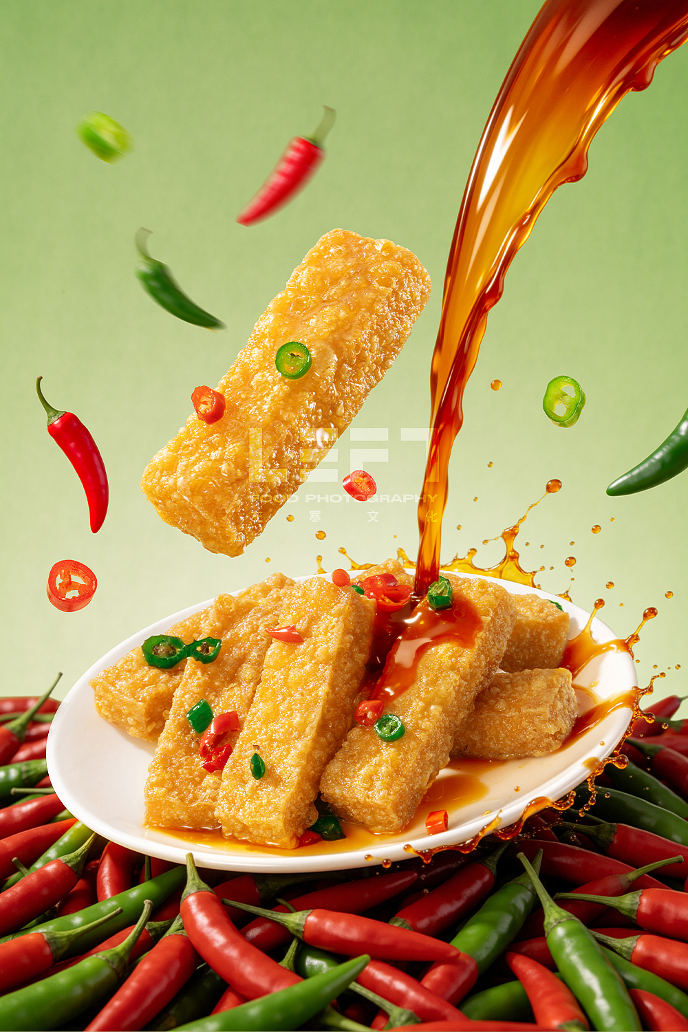沪上阿姨 × LeftStudio｜爆汁豆腐（图ZNDA4NzU4NjQ0） - 美食摄影 - 站酷设计师LeftStudio原创素材 - 站酷ZCOOL