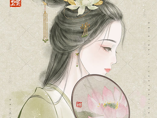 四张古风美人
