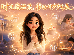 时光藏温柔，移动伴岁岁生辰