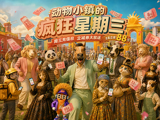动物小镇的疯狂星期三