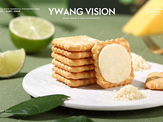 饼干摄影 夹心饼干零时烘焙拍摄