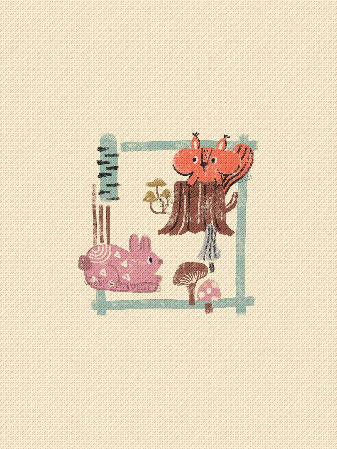 你在，我在，花儿也在（图ZNDA4Nzg2NzY0） - 商业插画 - 站酷设计师绿瓷叮叮原创素材 - 站酷ZCOOL