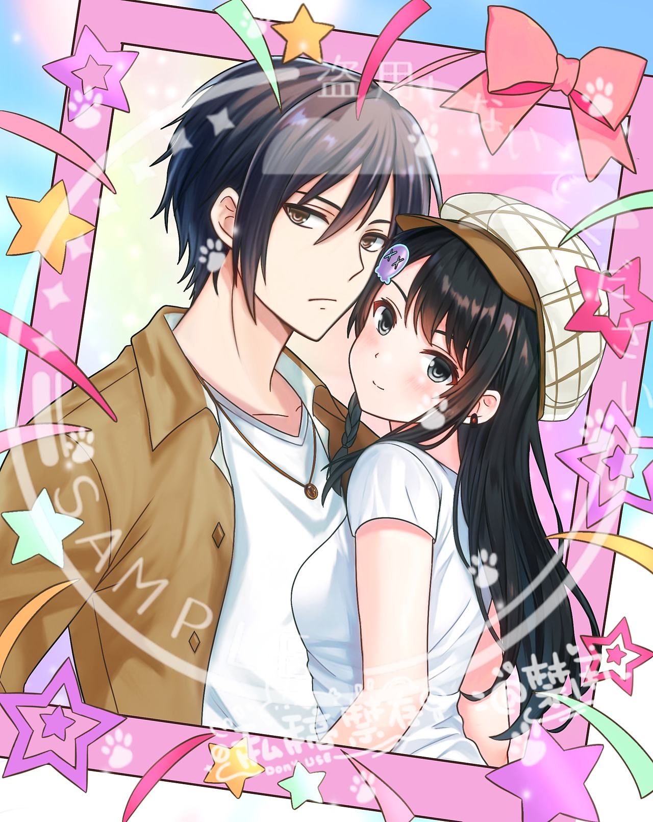 双人拍立得（图ZNDA4Nzg3MTY0） - 创作习作 - 站酷设计师蔷薇双子原创素材 - 站酷ZCOOL