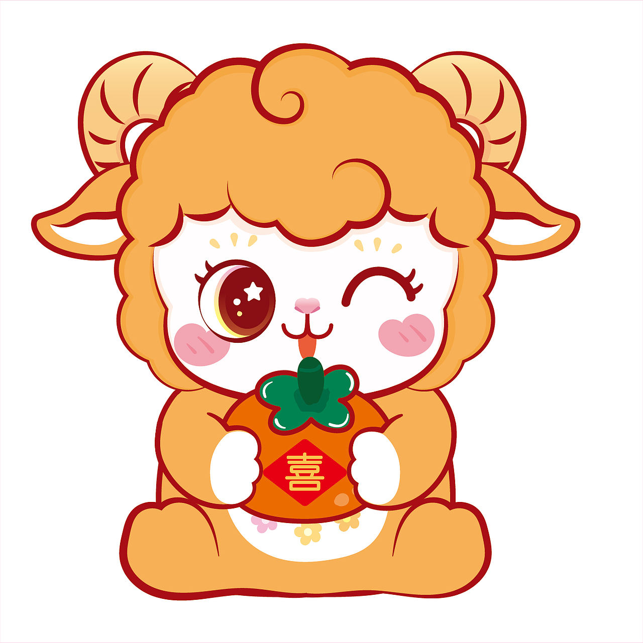 萌萌羊IP卡通形象抱抱祝福系列插画表情包（图ZNDA4ODA1NjI4） - 商业插画 - 站酷设计师阿茹生肖IP原创素材 - 站酷ZCOOL