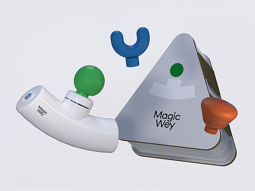 3D动态作品 | INS风筋膜枪