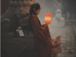 一组古风外景拍摄