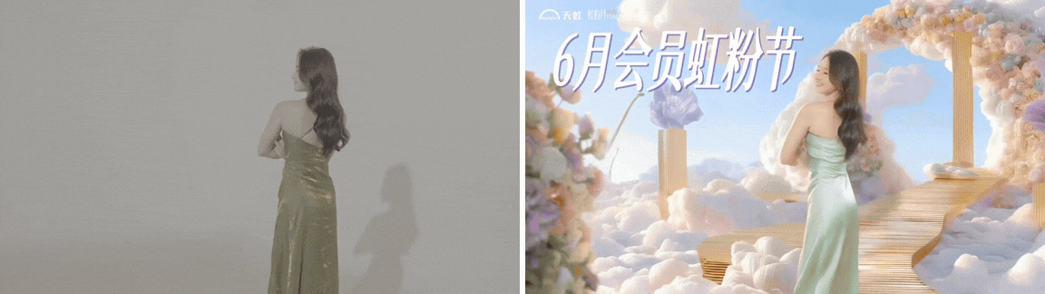 【天虹集团】传统实拍Log灰片+AIGC后期|天生虹人TVC(图ZNDA4ODQxMDg0) - AI作品 - 站酷设计师米椒青柠糖原创素材 - 站酷ZCOOL