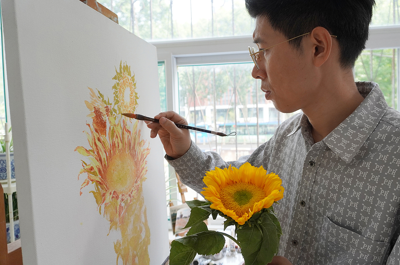 花开盛夏 向阳而生（图ZNDA4ODQ5OTI4） - 绘画 - 站酷设计师裴永贞原创素材 - 站酷ZCOOL