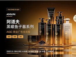 阿道夫 x 自由岛 | 阿道夫黑曜鱼子酱新品AIGC TVC