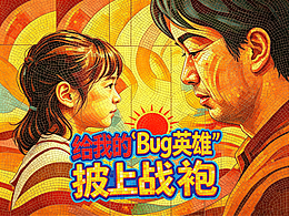 彩色碎瓷战袍藏牵挂｜给我的“Bug英雄”披上战袍