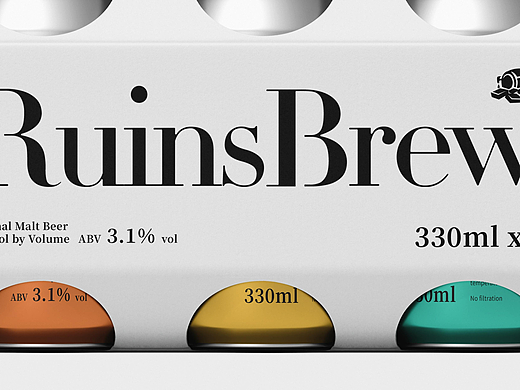 RuinsBrew废墟精酿酒品牌全案策划定位及包装-上海因心