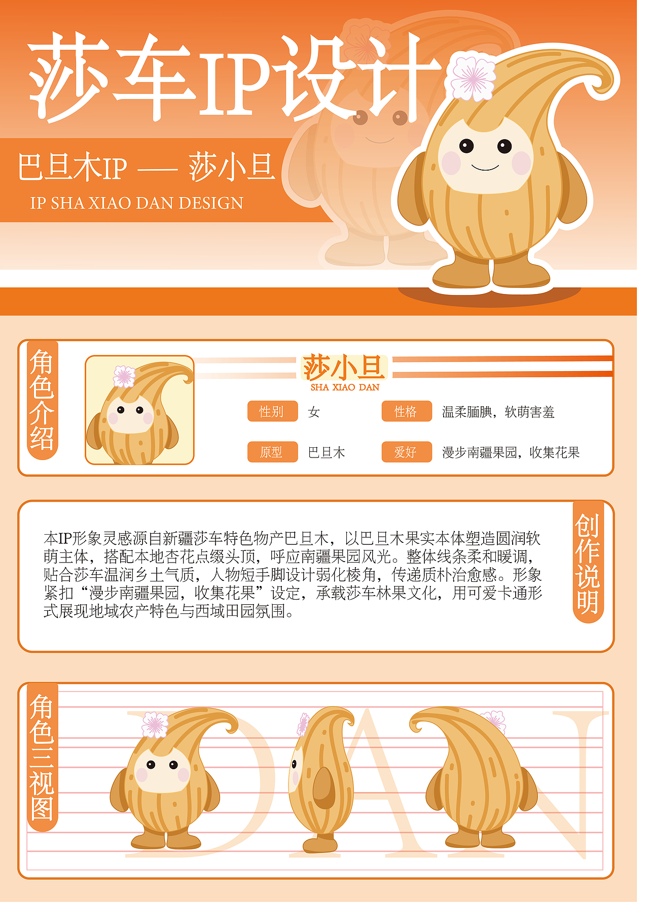莎车 IP—莎小旦（图ZNDA4ODkzMjg0） - IP形象 - 站酷设计师喜洋洋的肚肚原创素材 - 站酷ZCOOL