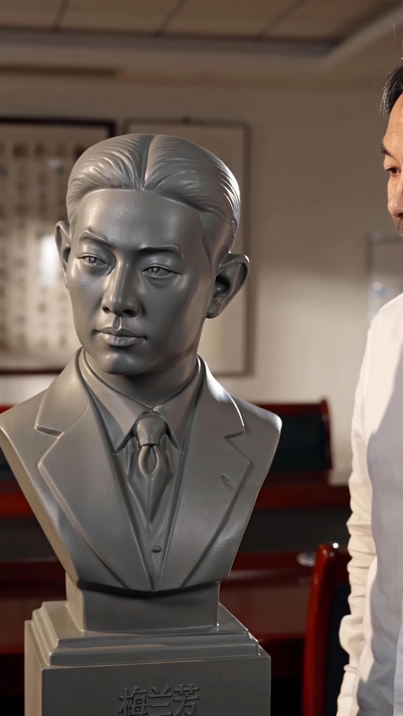 《梅兰芳》先生头像雕塑作品设计作品欣赏（图ZNDA4ODkzOTMy） - 雕塑 - 站酷设计师石头记雕塑原创素材 - 站酷ZCOOL