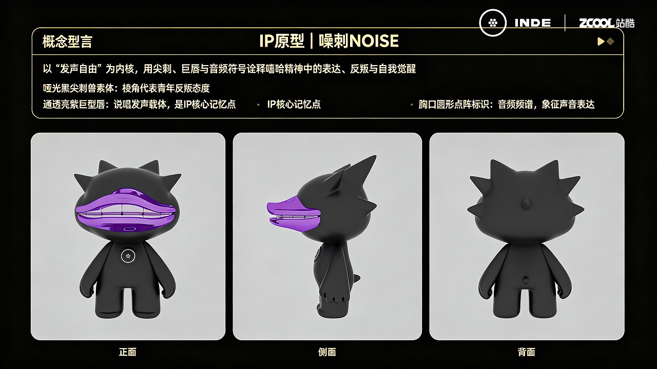 INDE・EGOD潮玩IP:《唇上成王·噪刺NOISE》(图ZNDA4ODk2OTY4) - 人物/生物 - 站酷设计师设计师花花日常原创素材 - 站酷ZCOOL