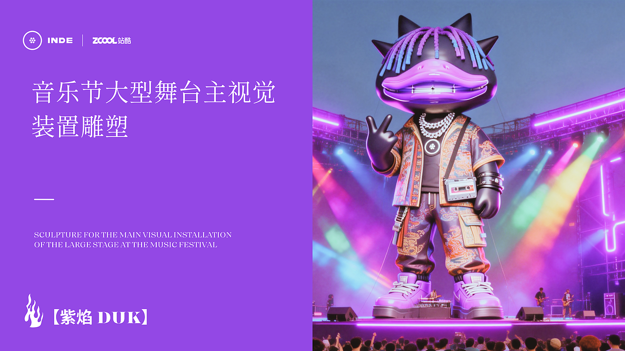 紫焰 DUK|复古嘻哈潮玩 IP(图ZNDA4OTE1NDEy) - 人物/生物 - 站酷设计师shinny设计原创素材 - 站酷ZCOOL