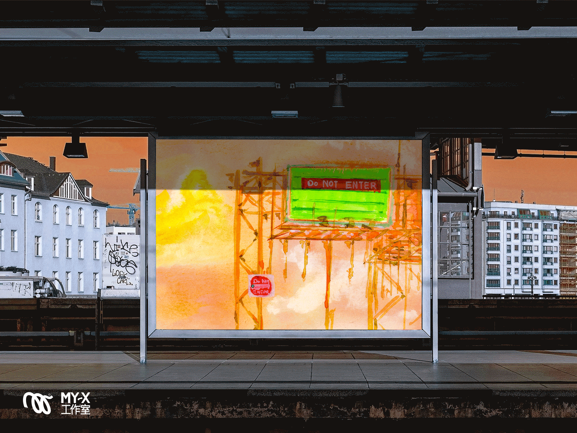 【水彩创作】-落日（图ZNDA4OTE2MTA0） - 商业插画 - 站酷设计师MY_XIA原创素材 - 站酷ZCOOL