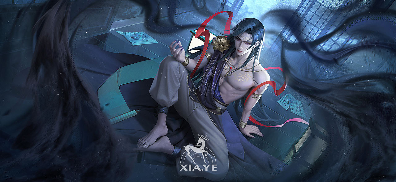 百鬼系列插画（图ZNDA4OTIxMjU2） - 商业插画 - 站酷设计师画画的夏夜原创素材 - 站酷ZCOOL