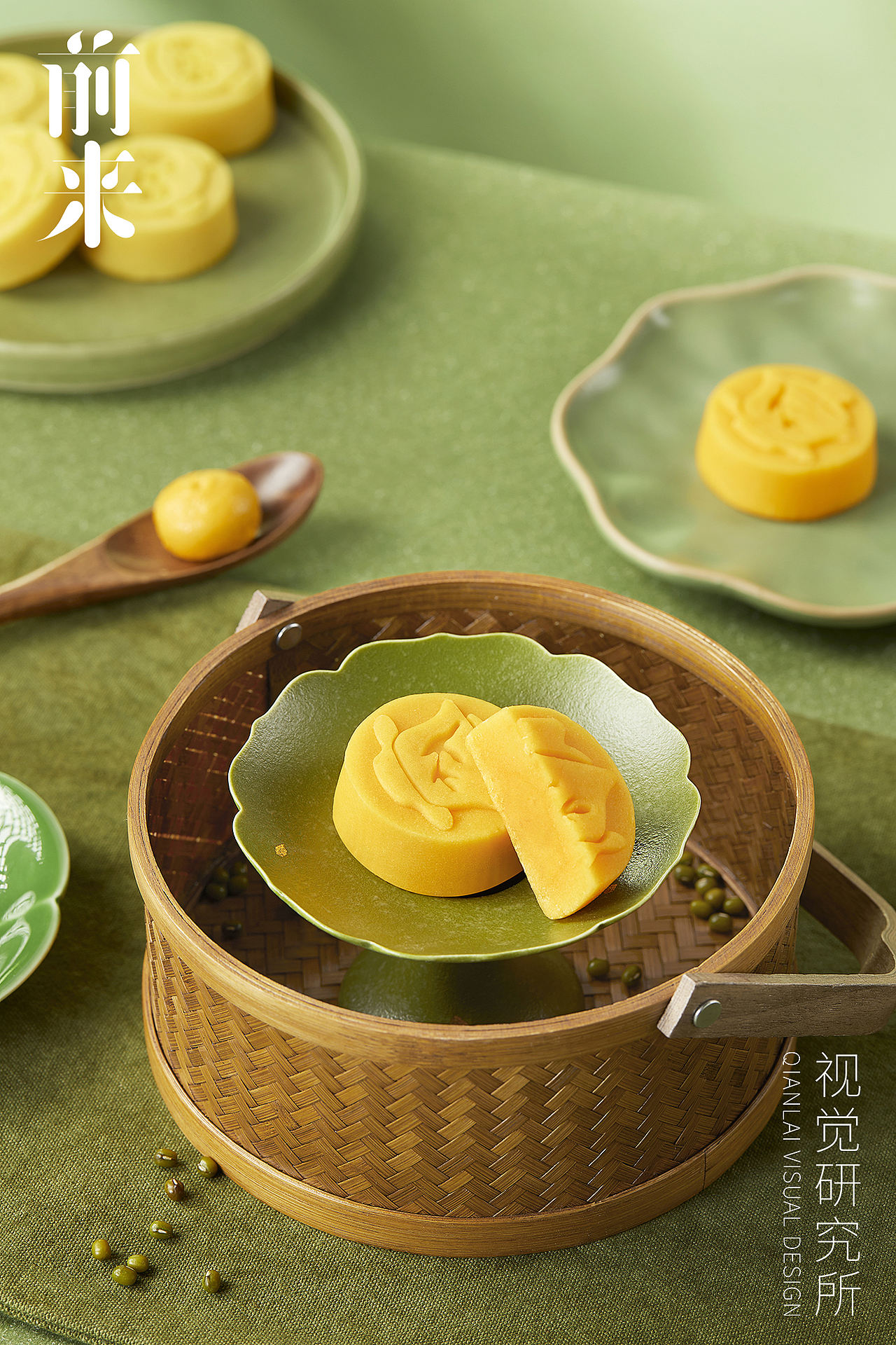 绿豆糕拍摄（图ZNDA4OTQ5NTYw） - 美食摄影 - 站酷设计师前来视觉I白蓝原创素材 - 站酷ZCOOL