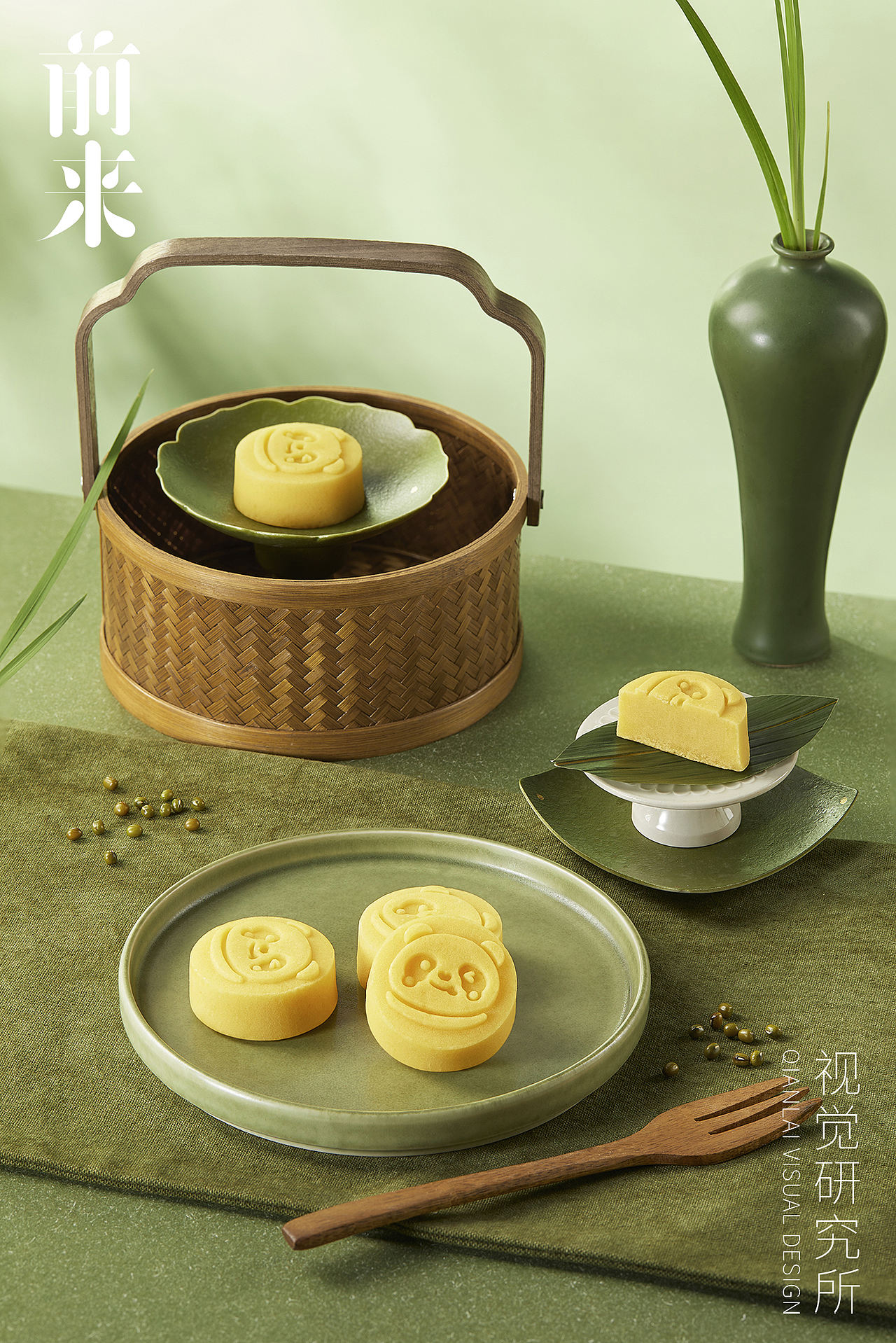 绿豆糕拍摄（图ZNDA4OTQ5NTUy） - 美食摄影 - 站酷设计师前来视觉I白蓝原创素材 - 站酷ZCOOL