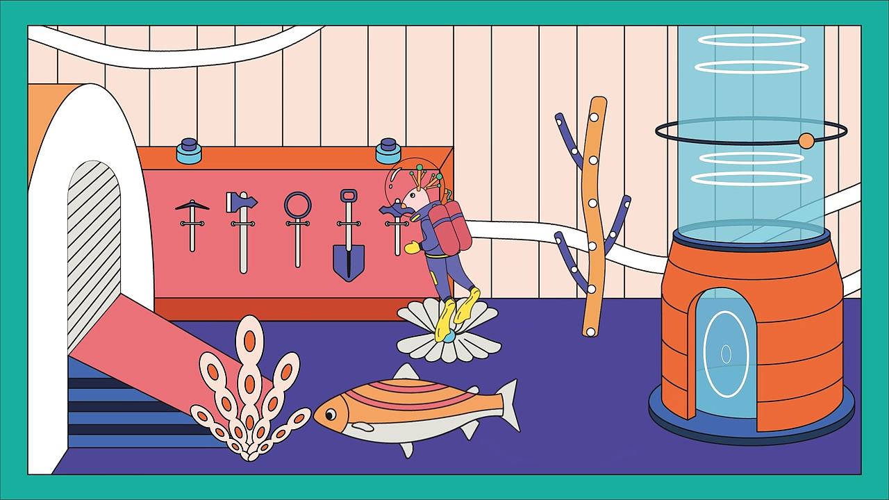 Feiyu&睿意 | 麓湖水生态动画（图ZNDA4OTQ5OTc2） - Motion Graphic - 站酷设计师FeiyuStudio原创素材 - 站酷ZCOOL