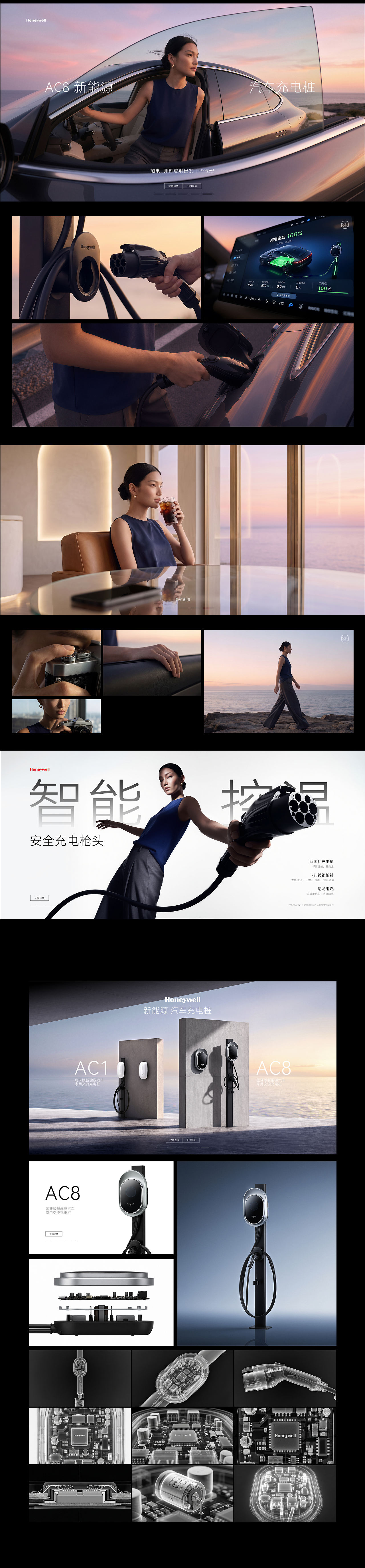 WISH無趣 X Honeywell 充电桩 AIGC 视觉(图ZNDA4OTU0NjI0) - AI作品 - 站酷设计师無趣创意_弎花头原创素材 - 站酷ZCOOL