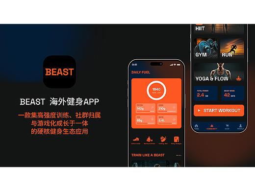“野兽”海外健身app