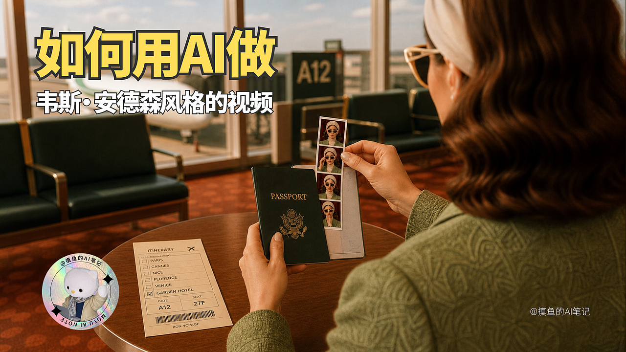 摸鱼AI | 韦斯·安德森风格的视频用AI怎么做？3步学会（图ZNDA4OTk0OTM2） - 其他影视 - 站酷设计师摸鱼的AI笔记原创素材 - 站酷ZCOOL