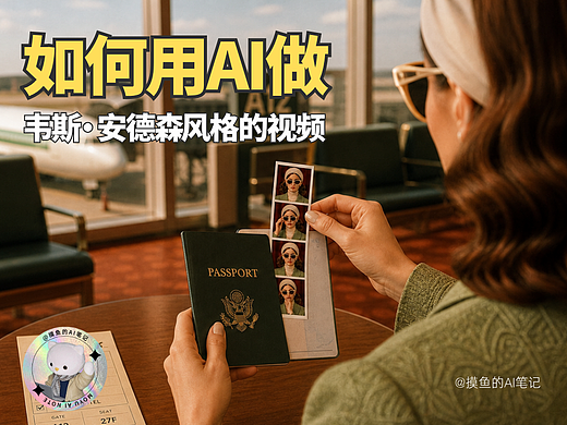 摸鱼AI | 韦斯·安德森风格的视频用AI怎么做？3步学会