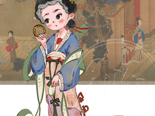 古画新绘- Q版古风人物