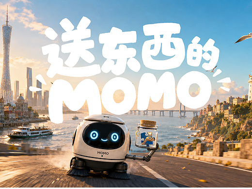 AI短片·送东西的MOMO