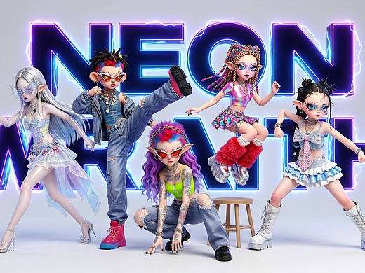 【Neon Wraith 霓骸】虚拟女团亮相宣传片