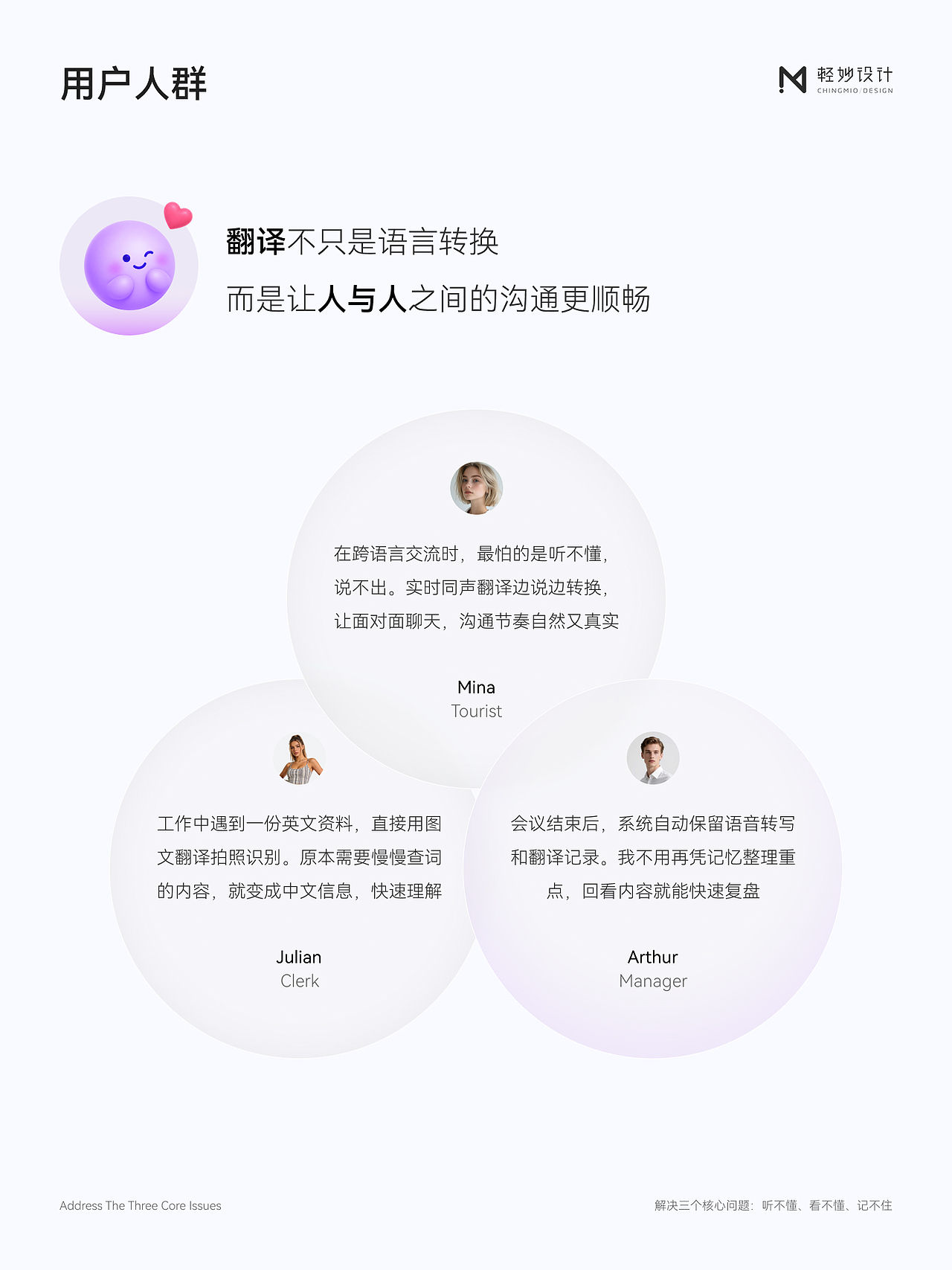 🎧 AI耳机翻译「APP设计」提升跨语言沟通体验（图ZNDA5MDA5OTMy） - APP界面 - 站酷设计师轻妙设计原创素材 - 站酷ZCOOL