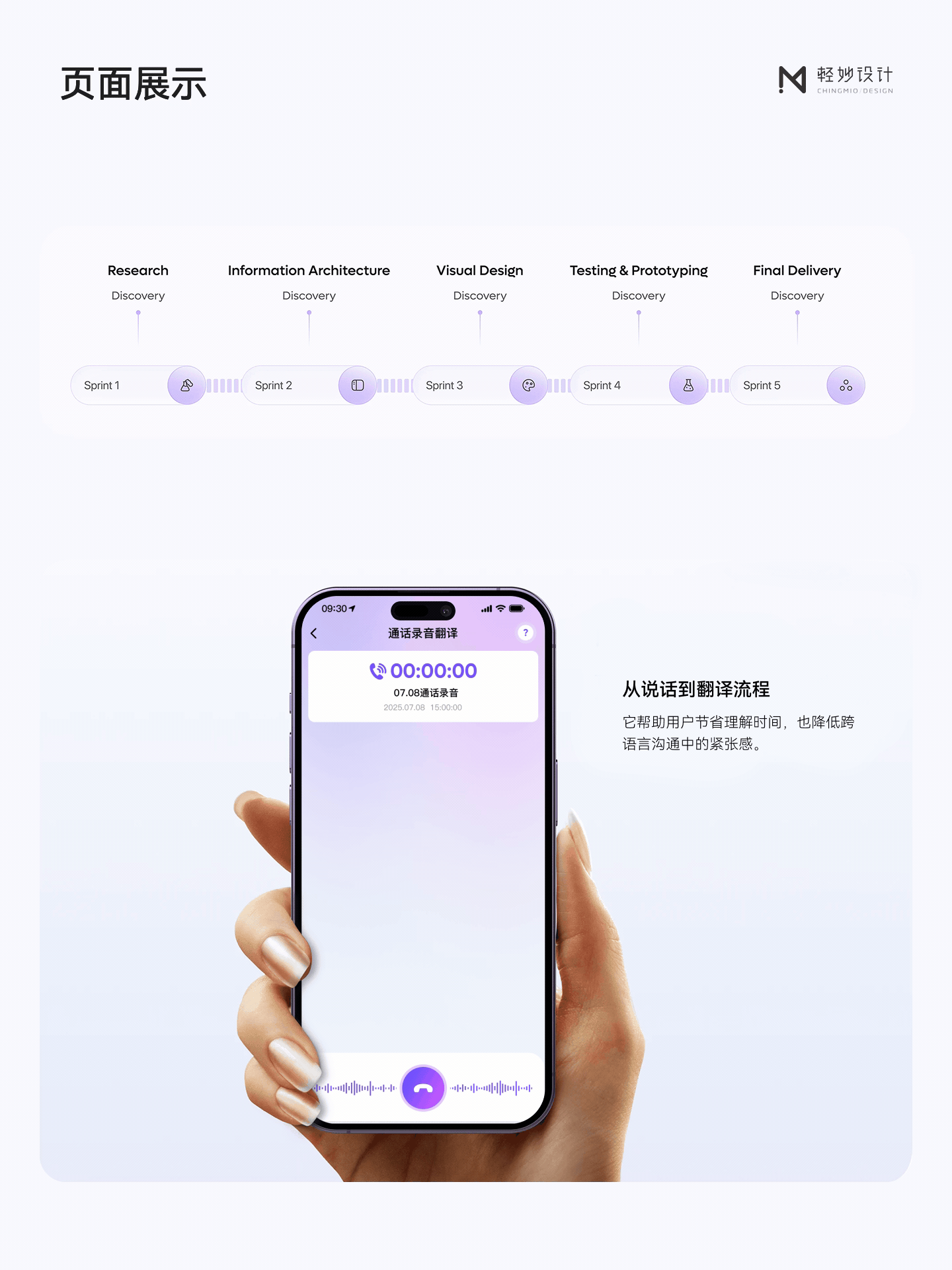 🎧 AI耳机翻译「APP设计」提升跨语言沟通体验（图ZNDA5MDA5OTcy） - APP界面 - 站酷设计师轻妙设计原创素材 - 站酷ZCOOL
