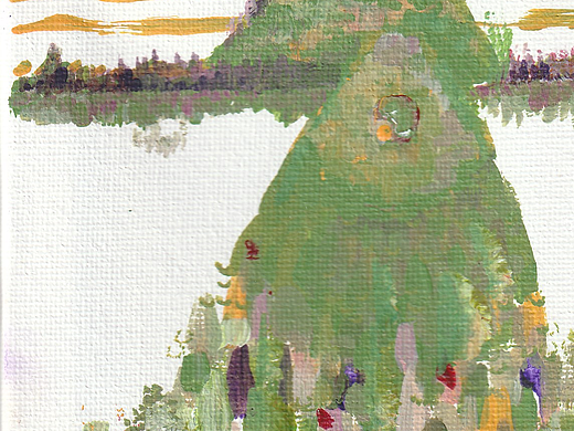原创插画 | 鱼与山