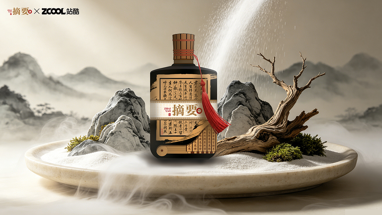 层塑万卷——酒藏摘要(图ZNDA5MDI0Njc2) - 产品 - 站酷设计师木登一木登原创素材 - 站酷ZCOOL